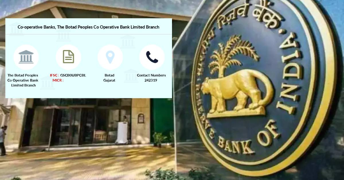 RBI cancels licence of The Botad Peoples Co-op Bank, Botad, Gujarat, allows it to function as NBFC